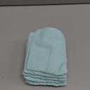 DII Basic Terry Collection Solid Windowpane Dishcloth Set, 12x12, Robin's Egg Blue, 6 Count