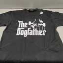 The Dogfather Dog Dad Dog Lover T-Shirt,  Black, L