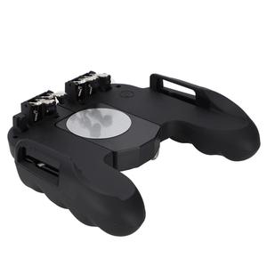EBTOOLS Gamepad for Smartphone, Games Mobile Controller with Back Shoot, Black Wired Joystick Cooling Fan Dissipation Gamepad with Silicone Pad [video game]