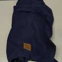 cyeollo Fleece Dog Pajamas Onesie Pjs Jumpsuit Thermal Stretchy Pet Clothes Outfits Winter Dog Pajamas for Small Medium Dogs, Navy XL (X-Large (chest Girth: 21"-25"))