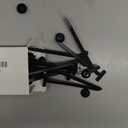 35Pcs Nylon Universal Cable Tie Buckle for Car, Plastic Auto Zip Tie Clips - Fasteners for Bumpers, Fenders, Interior Trim, License Plates, Body Parts; Auto Trim Clips, Push Pins Bumper Retainer Clips