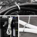 18 inch Yellow Zip Ties Heavy Duty 100 PACK, 200 LBS Ultra Exclusive Strong Plastic Wire Ties, Large Cable Ties Extra Long Tie Wraps, Indoor and Outdoor UV Resistant