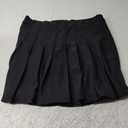 Pleated Skirts for Women High Waist Mini Tennis Skater Skirt Casual Basic Skirts Cheerleader (XX-Large, Black)