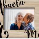FONDCANYON Abuela & Me Picture Frame, Grandma Gift for Mother's Day, Birthday, Christmas from Grandkids (5x7 Inch)