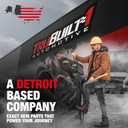 Exterior Front Driver Door Handle Replacement - Compatible with 1995-2004 Toyota Tacoma - Smooth Black, Plastic - OEM 69220-35020, 91319, 79344, TO1310117