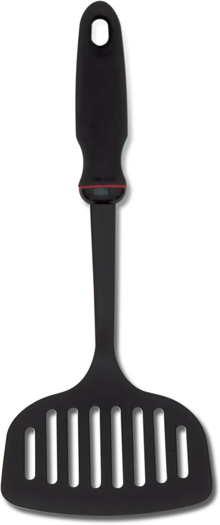 Norpro 1705 , Black Grip-Ez Slotted Spatula Dishwasher Safe, 1.8 x 11.8 x 4.8 inches