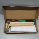 Papa's Tools Weed Puller Tool, 44" Stand Up Weeder Garden Tools & 4 Claw Steel Head, Dual Weed Eject Tech. Made with Real Bamboo & Long Wooden Handle, Yard Weeding Remover for Gardening Men & Women