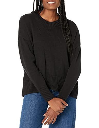 Daily Ritual Women's Boxy Crewneck Sweater, Size Large