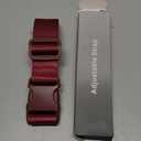 FODOKO Belt Extender Adjustable Strap Fanny Pack strap extender for Waist Bum Bag Compatible with Everywhere Belt Bag Black (Red)