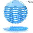 10 Packs Toilet Urinal Screen Tablets No Splash Fits Most Top Urinal Brands at Restaurants, Offices, Schools, etc Splash-Proof / 30-Day