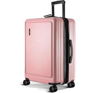 TRAVELARIM 24 Inch Luggage with Spinner Wheels, Hard Shell Suitcase with TSA Locks for Luggage, Travel Large Suitcase, Expandable Hard Shell Suitcases, Pink