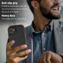 X-belmox Heavy Duty Case for iPhone 12/12 Pro, 3-Layers Military Drop Protection Phone Case [Tempered Glass Screen Protector] Shockproof Rugged Case Cover for iPhone 12 Pro 6.1 Inch - Black/Orange