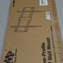 Mounting Dream TV Mount Fixed for Most 42-84 Inch Flat Screen TVs, TV Wall Mount Bracket up to VESA 600 x 400mm and 132 lbs - Fits 16"/18"/24" Studs - Low Profile and Space Saving MD2163-K