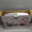 2 Pack Foldable Foot Bath Basin, Collapsible Foot Soak Tub, Multifunction Plastic Basin with Handles,Foot Tub for Soaking Feet,Grey