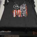 We The People 1776 T Shirt American Flag Patriotic Tee Tops for Women 4th of July Ring Hole Short Sleeve Sexy V-Neck Tshirt, XL