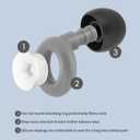 2 x Noise Cancelling earplugs for Sleep, Reusable Noise Cancelling Hearing Protection earplugs with Portable case for Sleep, Travel, Noise Sensitivity, Concerts, Festivals, Raves, Live Events (White)