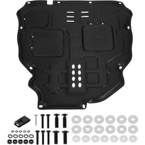 Front Engine Splash Shield Compatible with 2019-2024 Toyota RAV4 Under Cover Front Engine Guard Mud Flaps Directly