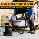 Vacmaster Professional VDK811PW 0201 8 Gal Wet/Dry Vac Self-Cleaning Filter