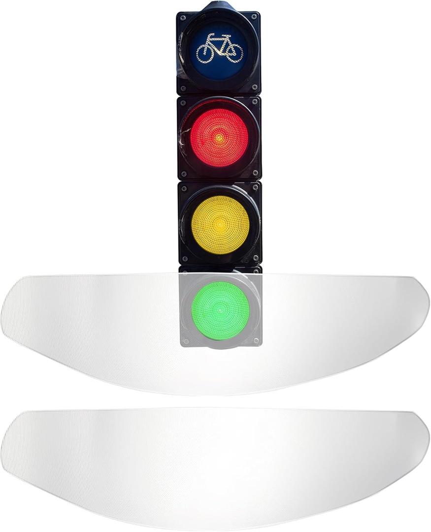 2 Pcs Highlight Traffic Light Stoplight Viewer Fresnel Lens for Easily See Traffic Lights
