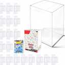 20 PCS Clear PET Plastic Protector Case for Booster Bundle / Build & Battle 0.45mm Thick Foldable Clear Display Box Plastic Display Case (20 PCS)