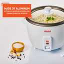 IMUSA Electric Rice Cooker 10 Cup Cooked 5 Cup Uncooked – Ceramic Nonstick Pot, Multi Cooker for Rice, Quinoa, Oatmeal, Stew – Keep Warm – Compact for Kitchen Dorm RV