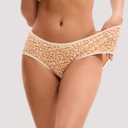INNERSY Womens Underwear Cotton Hipster Panties Regular & Plus Size 6-Pack (M)