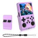 Silicone Case for R40S PRO, Anti-Slip, Shock Proof, Soft Protective Case for R40S Pro Handheld Game Console with Lanyard - Purple