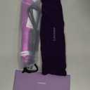 2-in-1 Hair Straightener & Curler, 2 Inch Plate, 8.5" Extra-Large Ceramic Iron with 20M Anions (Purple)
