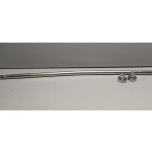 Chrome Quarter Window Channel with Pair 40"