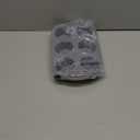 Silicone Muffin Pan - 6-Cavity Nonstick Baking Tray for Muffins, Cupcakes, Brownies and More - Food Grade and BPA Free - Pack of 3 Colors (Gray, Orange, Peacock Blue)