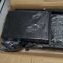 WLIVE 7 Drawer Dresser TV Stand, Entertainment Center, Media Console Table with Metal Frame and Wood Top for TV up to 45 inch, Chest of Drawers for Bedroom, Living Room, Black and Rustic Brown