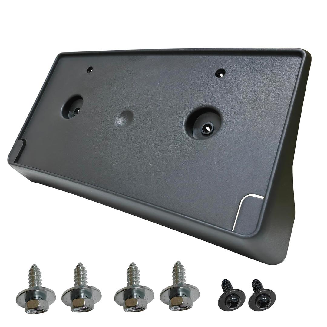 KYYET Front Bumper License Tag Plate Frame Bracket Holder Compatible with 2019 2020 2021 2022 2023 2024 Dodge Ram 1500 Replace CH1068151 68274215AE