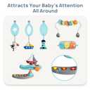 Baby Activity Center Jumper Interactive Activity Jumper Play Center with Infant Toys, 360 Rotating Seat