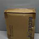 BEDELITE Flannel Sheets Queen Size Grey - Super Soft Fleece Sheets Set Fluffy (96×81in)