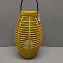 Solar Lantern, Outdoor Plastic Lanterns Waterproof, Solar Lights, Hanging Lanterns Outdoor, Decoration Lights for Garden, Patio, Porch, Trees, Pathway, Outside Color Yellow