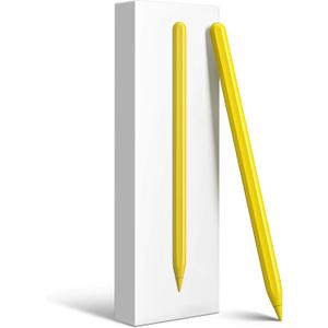 iPad Pencil 2nd Generation with Magnetic Wireless Charging,Same as Apple Pencil 2nd Generation,Stylus Pen Compatible with iPad Pro 11in 1/2/3/4,iPad Pro 12.9in 3/4/5/6,iPad Air 4/5,iPad Mini 6 (Yellow)