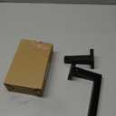 Toilet Paper Holder Matte Black Wall Mounted Post Pivoting Square Tissue Holders Roll Holder Hangers for Bathroom Commercial Toilet Paper Dispenser