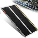 VNN Portable Wheelchair Ramp 5FT, Seamless Non-Slip Aluminum Material Handling Ramps for Wheelchairs for Home, Handicap Wheelchair Ramps for Home Steps, Aluminum Loading Ramps for Home Steps (5FT (Usable height 5-15 inch))