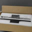 EDISHINE 2 Pack LED Outdoor Wall Lights Dimmable, 3000K 4000K 5000K, 15.7" Modern Black Outdoor Wall Sconce, IP65 Waterproof, Linear Exterior Wall Light for Entrance, Hallway, Garage, Porch