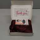 morvally Short Wine Red Wavy Bob Wig with Bangs for Women 16 Inches Natural Synthetic Burgundy Hair Wavy Wigs