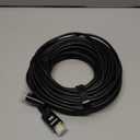 Highwings 50 ft/15.24M HDMI Cable Fiber Optic 8K & 4K, in-Wall CL3 Rated Long HDMI 48Gbps High Speed [8K@60Hz] Dynamic HDR/eARC/HDCP 2.2&2.3/ 3D, from Source to Display Compatible for Desktop GPU (Black)