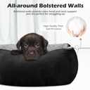 INVENHO Large Dog Bed Rectangle Washable Orthopedic Soft Calming Sleeping Durable Pet Cuddler with Anti-Slip Bottom