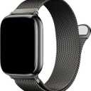 Stainless Steel Milanese Loop Compatible with Apple Watch Bands 46mm 42mm 44mm 45mm 49mm 38mm 40mm 41mm men and women, Magnetic Clasp Replacement for iWatch Ultra Series 11 10 9 8 7 SE 6 5 4 3 2 1 (Slate)