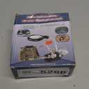 Desktop LED Lighted Magnifying Glass Soldering Station, mlogiroa Adjustable Helping Hands Magnifier 2.5X 7.5X 10X Magnifying Glass Magnifier Station with LED Light and Alligator Clips for Soldering