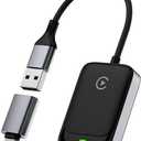 MoKo Wireless CarPlay Adapter for iPhone 2025, Only for iPhone iOS 10+ and Cars with Built-in Car Play, Converts Wired Car Play to Wireless Dongle,Plug and Play Fast Response Bluetooth CarPlay Adaptor