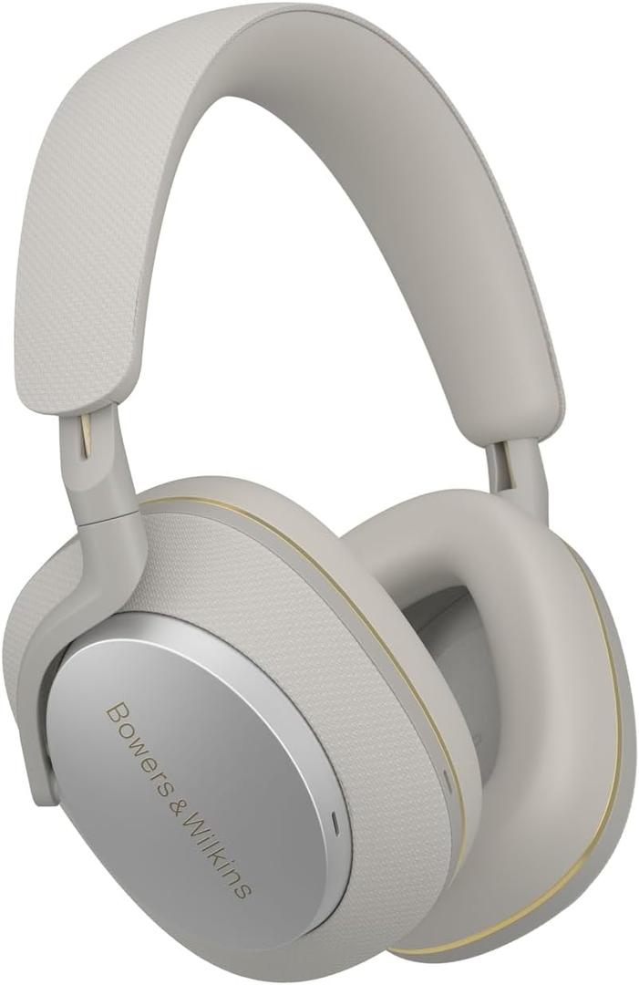 Bowers & Wilkins Px7 S2e Over-Ear Headphones, Bluetooth Headphones Over Ear with Enhanced Noise Cancellation, Transparency Mode, Crystal-Clear Calls, 30-Hour Battery Life, Cloud Grey