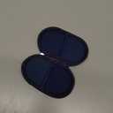 Ginsco Mini-Portable Case for Beats Flex Wireless Earbuds with Built-in Microphone Earphones, for Apple EarPods Headphones Wired Ear Buds/Samsung Galaxy Wired Earbuds Hard Case for Earphones(Blue)