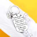 6 x Senior Nignt Football for Teen Boys, Graduation senior year Gifts for Her Him Class Of 2025 Graduation Keychain 5th 8th 4th grade graduation gifts End of School Year Bulk Christmas Stocking Gift