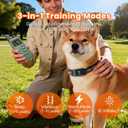 Small Shock Collar for Small Dogs1300FT Dog Training Collar with Remote4 Training Modes - IP67 Waterproof Rechargeable, Beep, Vibration, Safe Shock, IR for Small & Medium Dogs(5-30LbsGreen)