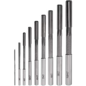 Uxcell Chucking Reamer Set Lathe Machine Reamer Straight Flute Milling Cutter High Speed Steel H7 Tolerance (2mm 3mm 4mm 5mm 6mm 7mm 8mm 9mm 10mm) 9pcs